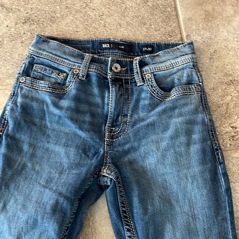 BKE Men's Blue Alec Stretch Jeans Sz 27 x 30 - Picture 3 of 9